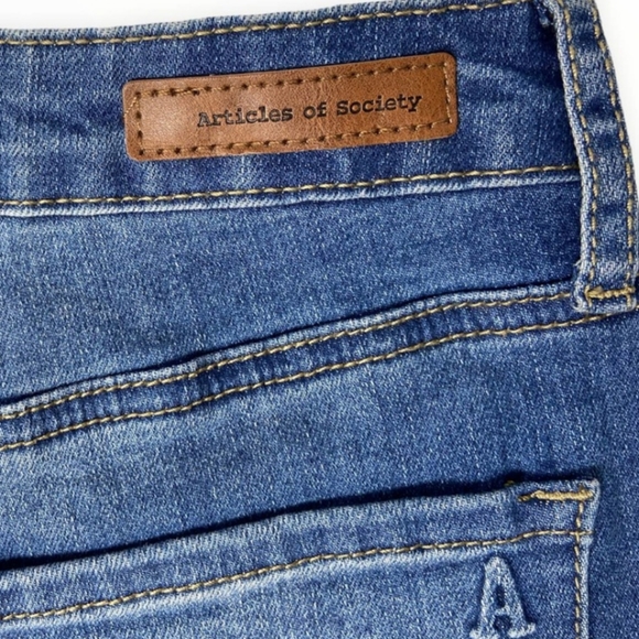 ARTICLES OF SOCIETY Bridgette Side Split Flare Jeans ~ NWT - Picture 4 of 12